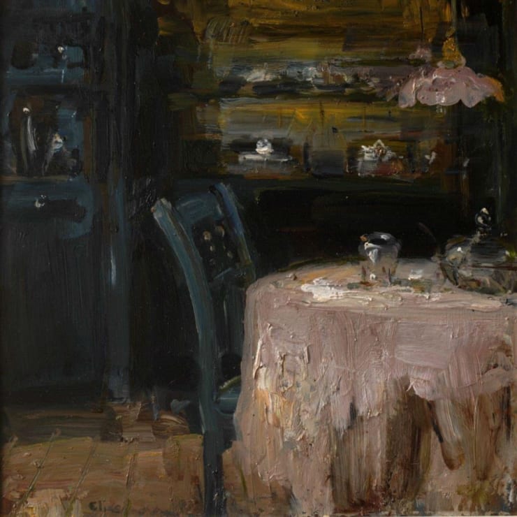 Douwe Elias - Keuken - 2017 - olieverf op paneel - 40 x 40 cm
