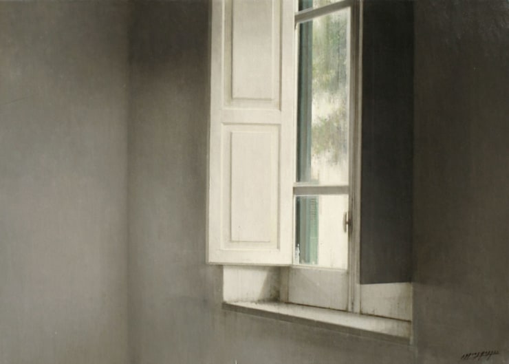 Carlos Morago - Ventana - 2017 - olieverf op paneel - 50 x 70 cm