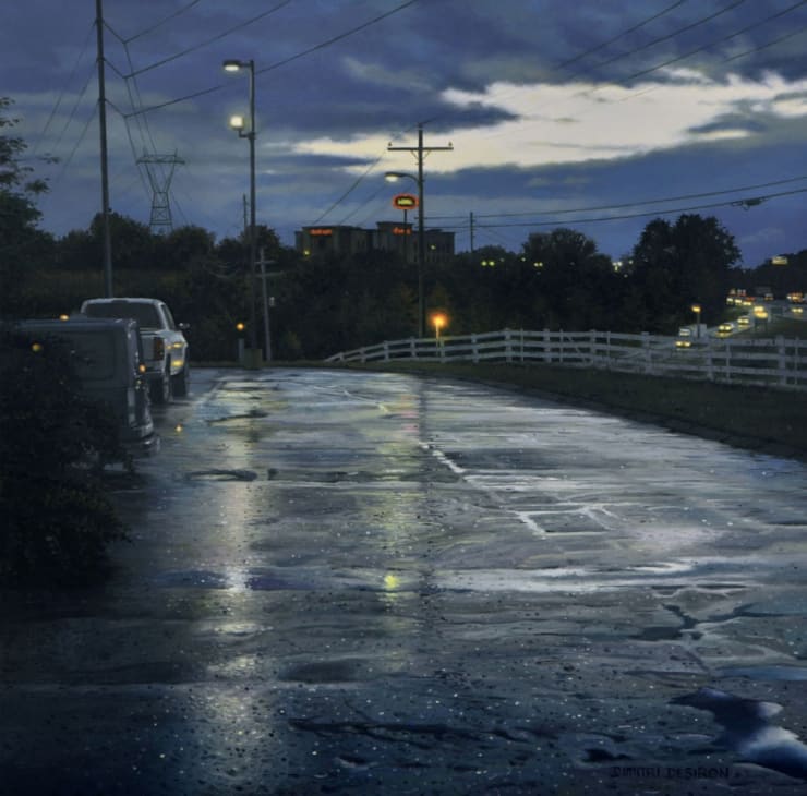 Dimitri Desiron - Journey - 2017 - olieverf op paneel - 30 x 30 cm