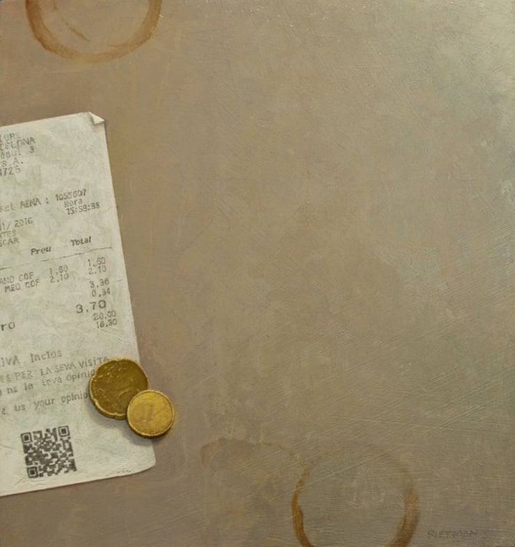 Stijn Rietman - Change - 2016 - olieverf op masoniet - 20,6 x 19,2 cm