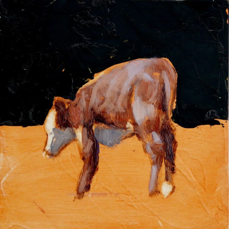 Nicolas Sanchez - Battle cry (I) - 2017 - olieverf op paneel - 15 x 15 cm