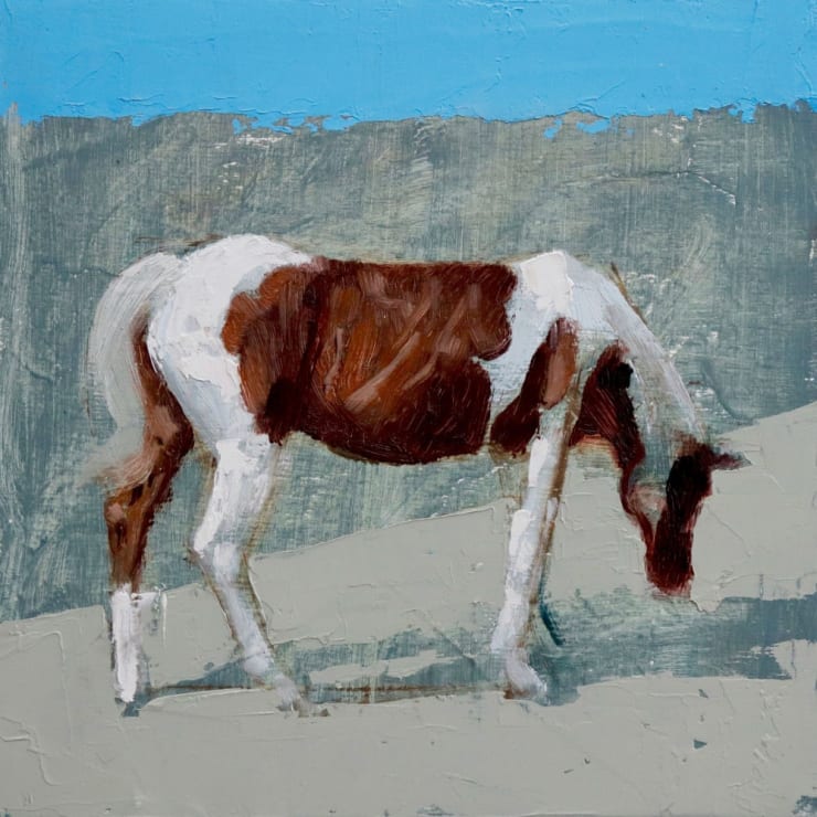 Nicolas Sanchez - Chills - 2017 - olieverf op paneel - 20 x 20 cm