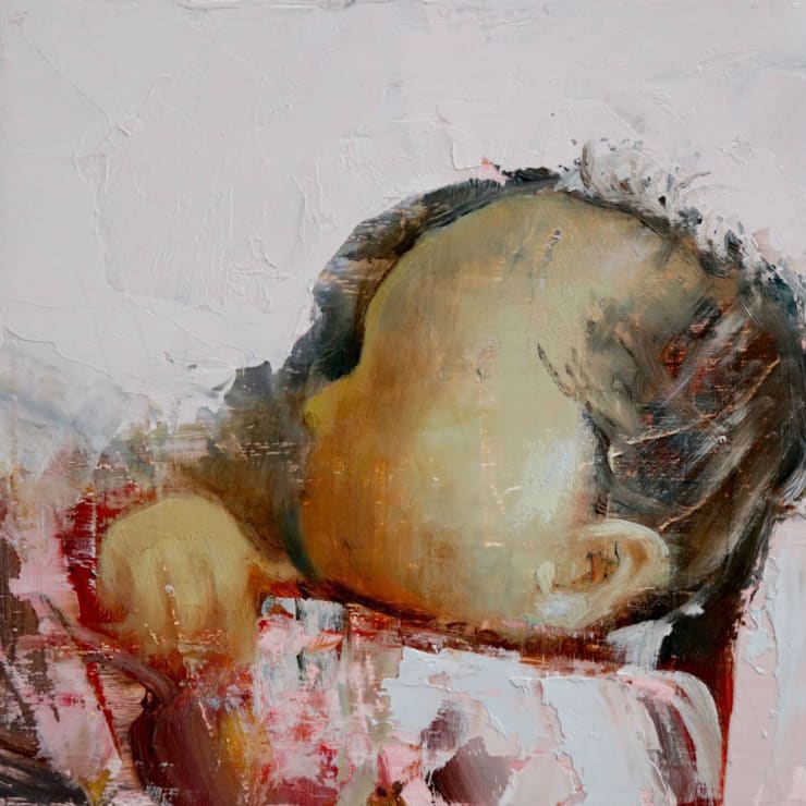 Nicolas Sanchez - Local - 2017 - olieverf op paneel - 20 x 20 cm