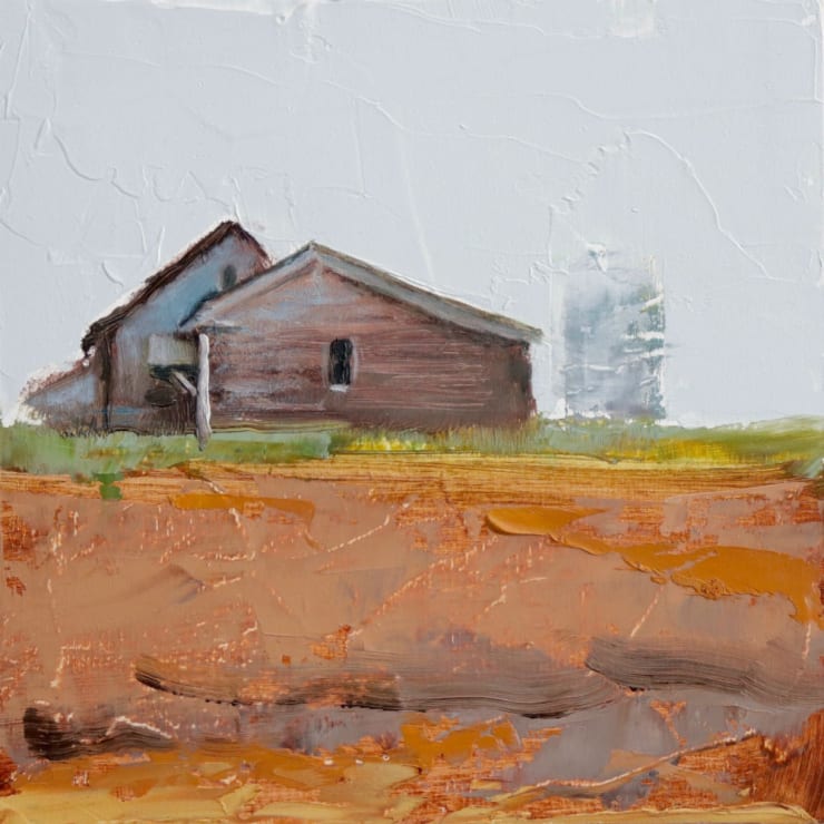 Nicolas Sanchez - Neighbor - 2017 - olieverf op paneel - 15 x 15 cm