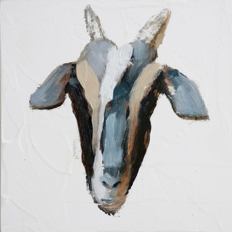 Nicolas Sanchez - Pull (II) - 2017 - olieverf op paneel - 15 x 15 cm