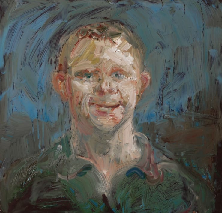 Douwe Elias - Jan H. - 2017 - olieverf op doek - 40x40 cm