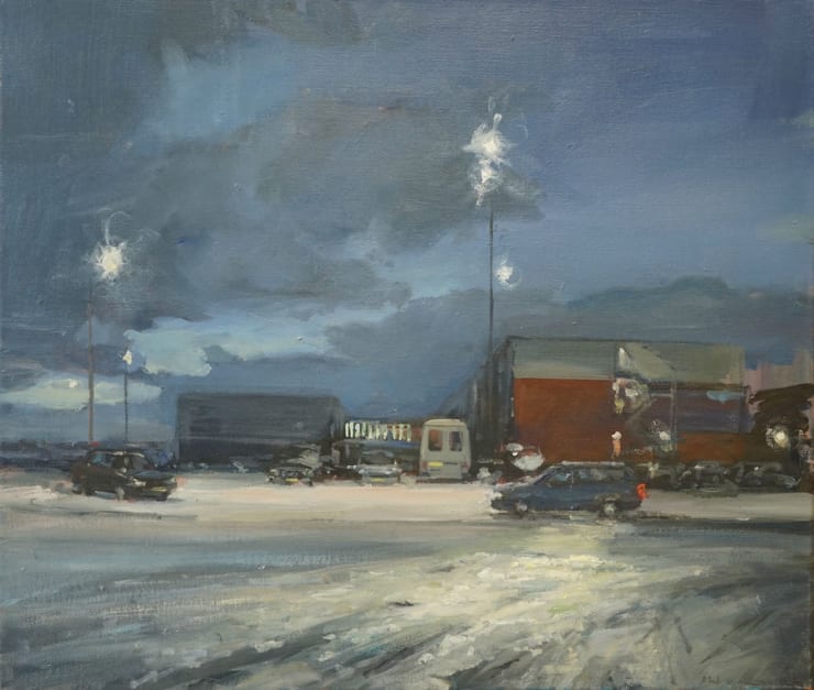 Robert Vorstman - NDSM - 2016 - olieverf op doek - 60 × 70 cm