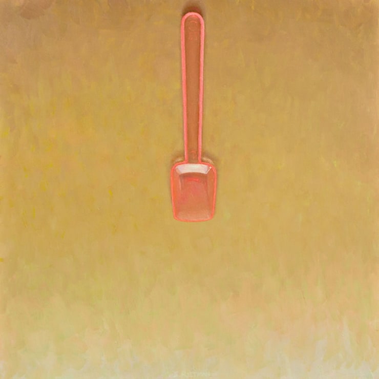 Stijn Rietman - No 66 - 2016 - olieverf op paneel - 16.8 x 16.8 cm