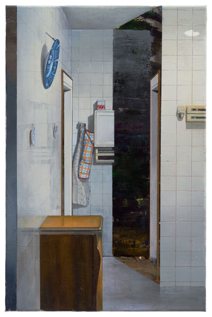 Carlos Sagrera - Inside the shadow - 2016 - acrylverf op doek - 56 x 37 cm