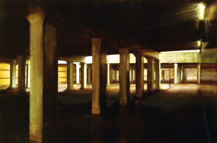 Mara van Laaren - Viaduct I - 2016 - olieverf op doek - 60 x 90 cm
