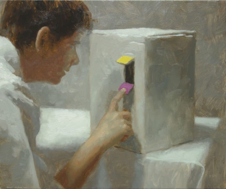 Rafel Bestard - Box - 2016 - olieverf op doek - 55 x 46 cm