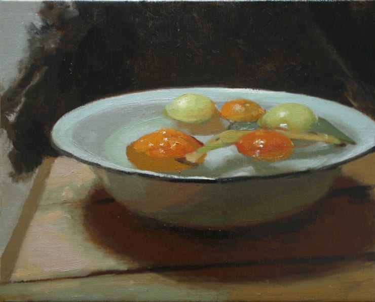 Rafel Bestard - Fruits in water - 2016 - olieverf op doek - 33 x 41 cm