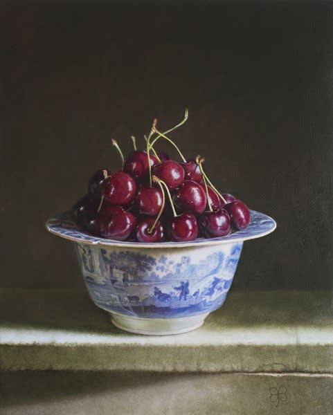 Kersen - 2015 - Olieverf op Masonite - 31 x 28 cm