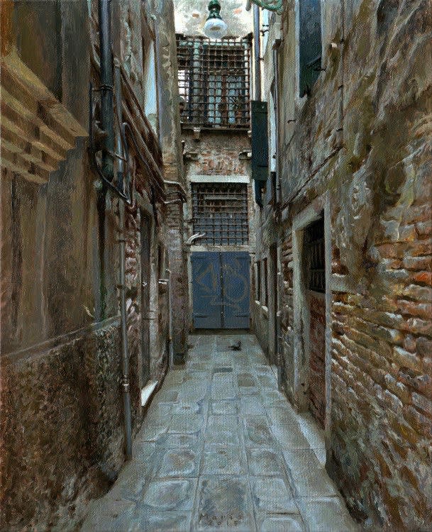 Jan Maris - Cul-de-sac II - 2015 - olieverf op doek - 52 × 41 cm