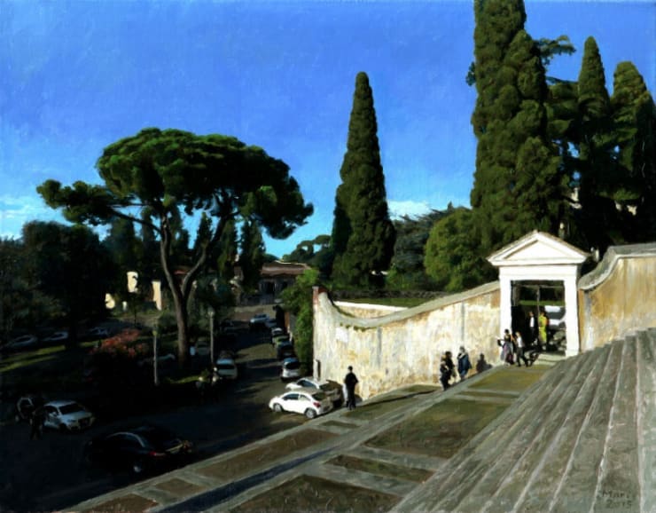 Jan Maris - San Gregorio - 2015 - olieverf op doek - 33 × 42 cm