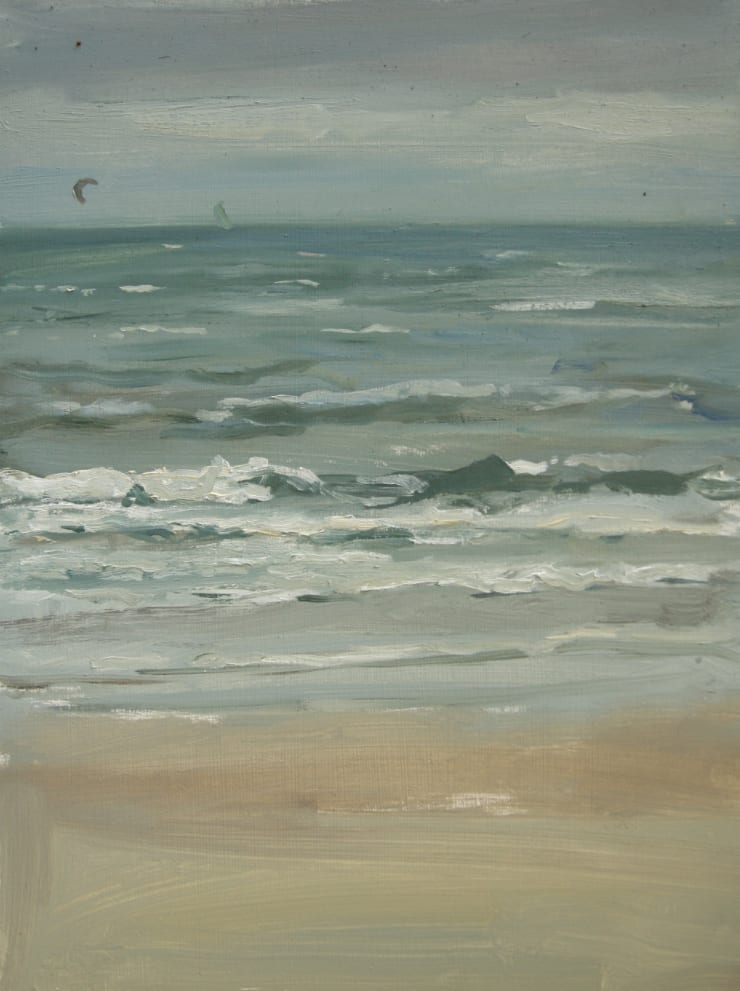 Robert Vorstman - Zee Staand - 2015 - olieverf op paneel - 40 x 30 cm