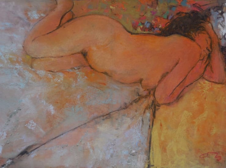 Onno Boerwinkel - Muze I - 2014 - pastel op papier - 18 x 24 cm