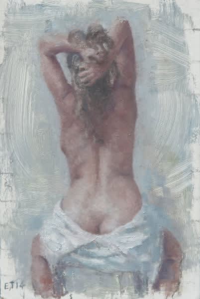 Kruk - 2014 - olieverf op paneel - 15 x 10 cm