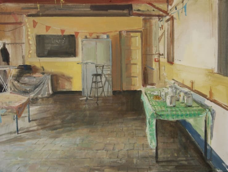 Robert Vorstman - Geel met groen - 2014 - olieverf op doek - 60 x 80 cm