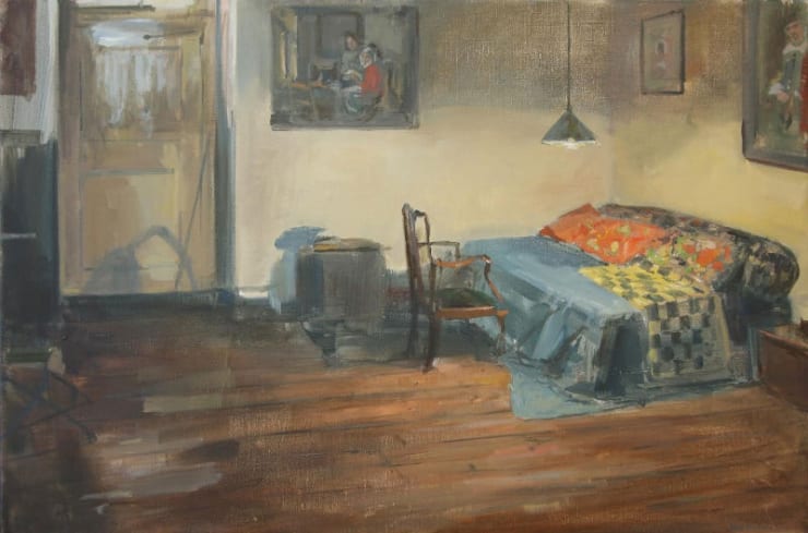 Robert Vorstman - Bij Mariana - 2014 - olieverf op doek - 60 x 90 cm