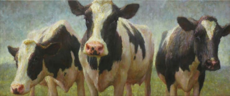 Karel Buskes, Drie koeien, 2014