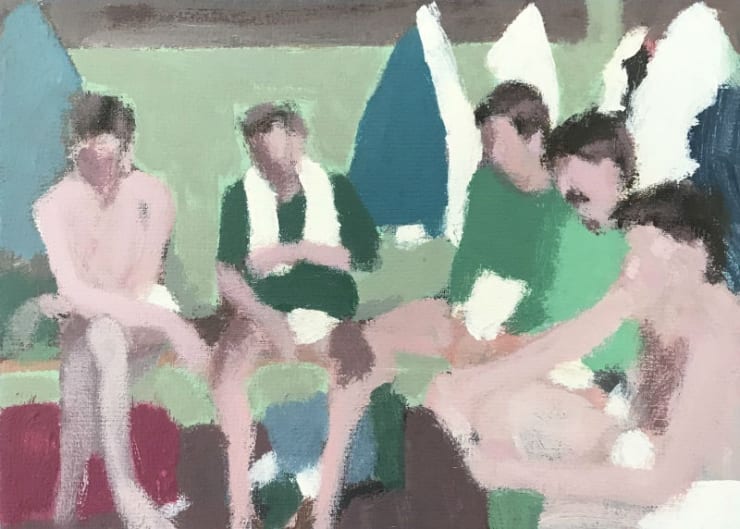 Seeger Baas - Berdos - 2019 - acryl op canvas - 13 x 18 cm