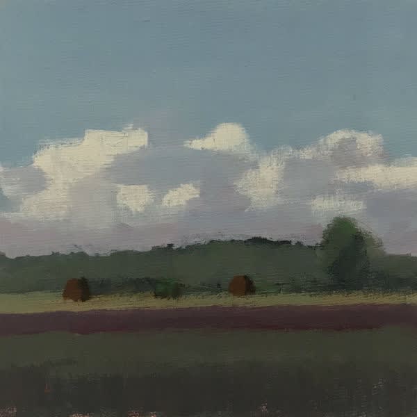 Seeger Baas - Bergen - 2019 - acryl op canvas - 15 x 15 cm