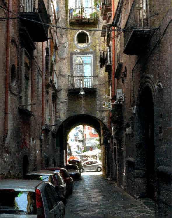 Jan Maris - Doorgang - 2019 - olieverf op doek - 47 x 37 cm