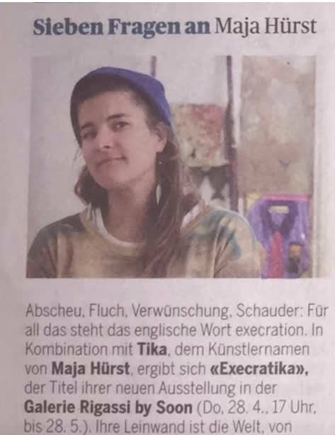 Sieben Fragen an Maja Hürst