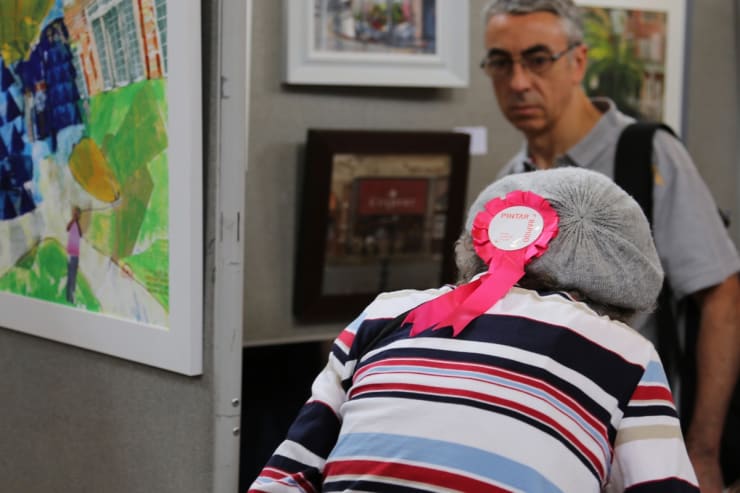 2017 07 30 Gerard Byrne Plein Air Painting Pintar Rapido London Chelsea Old Town Hall Photo Credit Agata Byrne 8