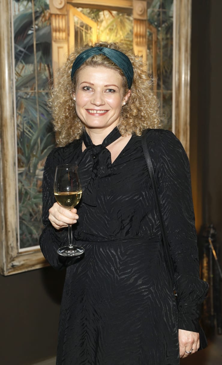 Agnes Arendarczyk at the opening of the 'Botanical Fusion. Singapore to Dublin' Exhibition