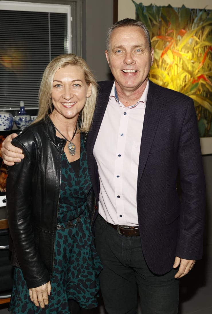 Siobhan and Alan Quane at the opening of the 'Botanical Fusion. Singapore to Dublin' Exhibition