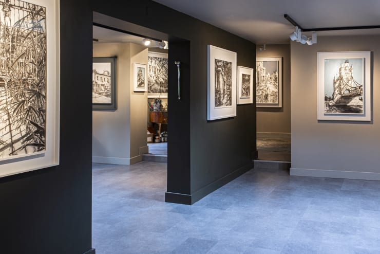 Gerard Byrne Charcoalogy Exhibition Irish Modern Impressionism Art Gallery Dublin Ireland 11