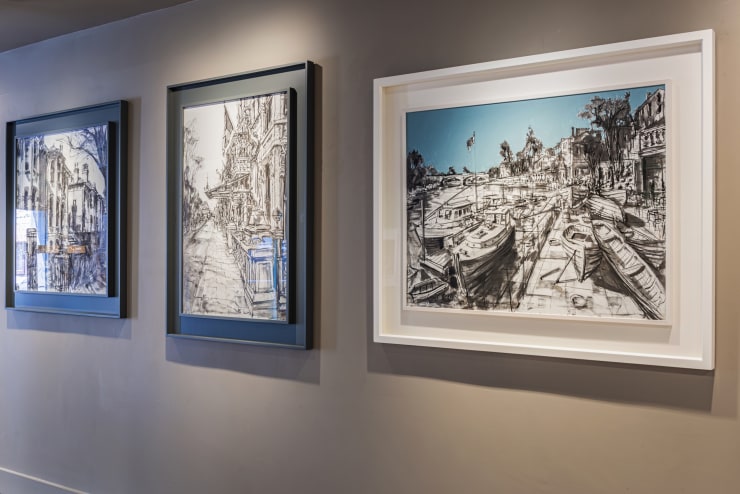 Gerard Byrne Charcoalogy Exhibition Irish Modern Impressionism Art Gallery Dublin Ireland 17