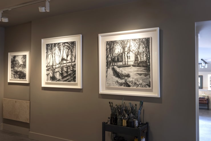 Gerard Byrne Charcoalogy Exhibition Irish Modern Impressionism Art Gallery Dublin Ireland 18