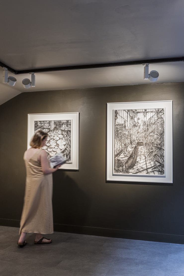 Gerard Byrne Charcoalogy Exhibition Irish Modern Impressionism Art Gallery Dublin Ireland 5