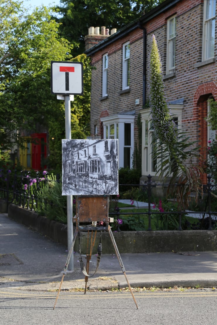 27 MAY 2020 MOYNE RD, RANELAGH, DUBLIN The Silent Sounds, sketch photo: Agata Byrne