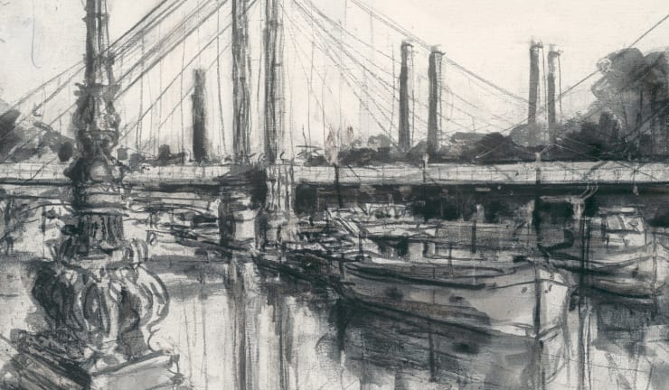 Gerard_Byrne_Charcoalogy_exhibition_architectural_charcoal_drawings_national_drawing_day_art_gallery_Dublin_Ireland