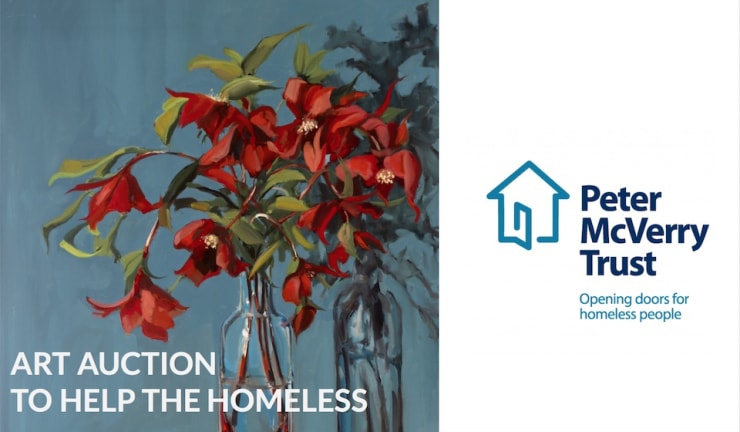 FRIDAY 22ND MARCH, ART GOES UNDER THE HAMMER TO HELP THE HOMELESS
