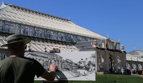 PAINTING THE WORLD’S GREATEST VICTORIAN GLASSHOUSE