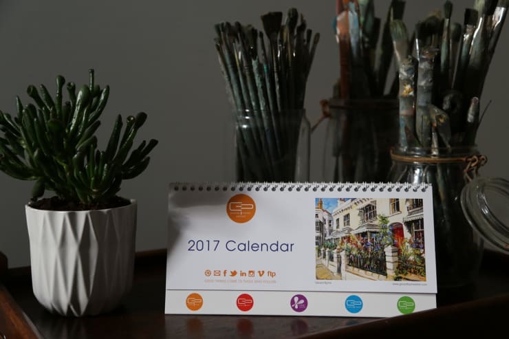 Gemini's 2017 charity calendar COVER, 'Clifton Gardens' by Gerard Byrne