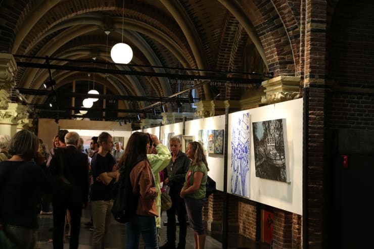 Gerard Byrne exhibiting at Pintar Rapido Amsterdam, Posthoornkerk, September 2016