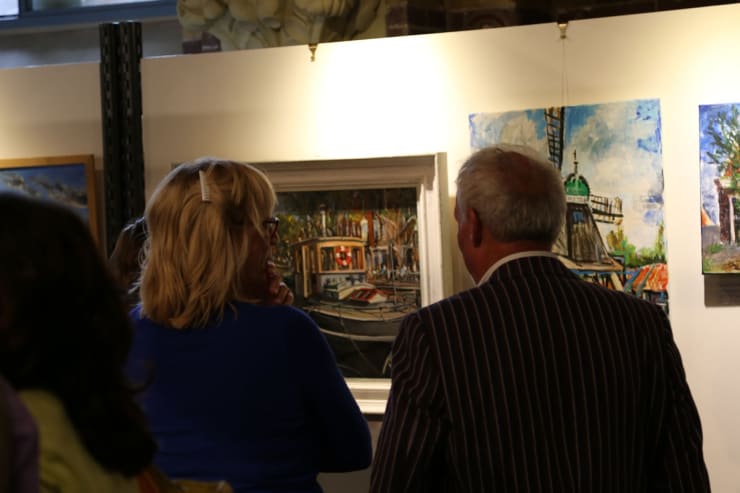Gerard Byrne exhibiting at Pintar Rapido Amsterdam, Posthoornkerk, September 2016
