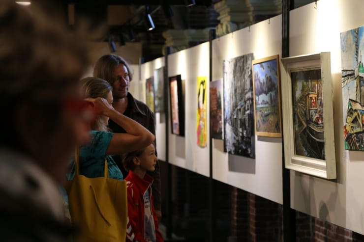 Gerard Byrne exhibiting at Pintar Rapido Amsterdam, Posthoornkerk, September 2016