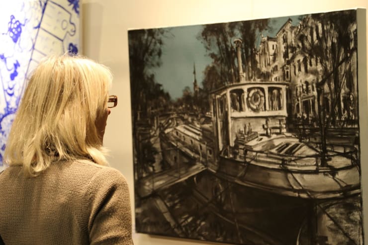 Gerard Byrne exhibiting at Pintar Rapido Amsterdam, Posthoornkerk, September 2016