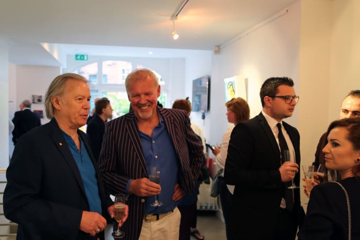 'Alzheimer in the Frame' private view at Gallery Elena Shchukina, Mayfair, London