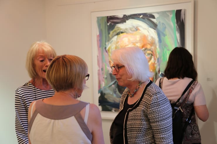'Alzheimer in the Frame' private view at Gallery Elena Shchukina, Mayfair, London