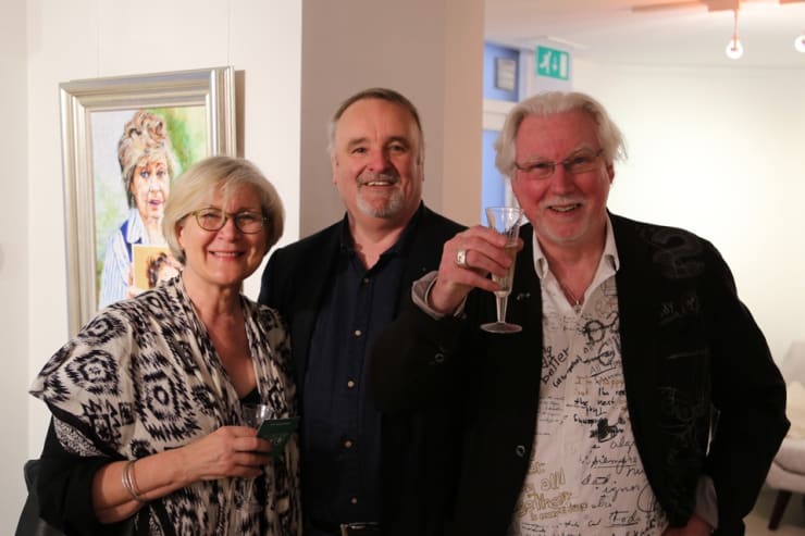 'Alzheimer in the Frame' private view at Gallery Elena Shchukina, Mayfair, London