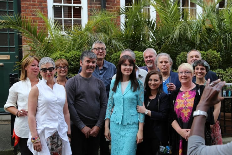 'Alzheimer in the Frame' private view at Gallery Elena Shchukina, Mayfair, London