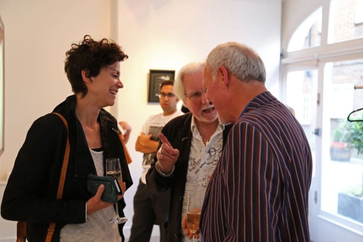 'Alzheimer in the Frame' private view at Gallery Elena Shchukina, Mayfair, London